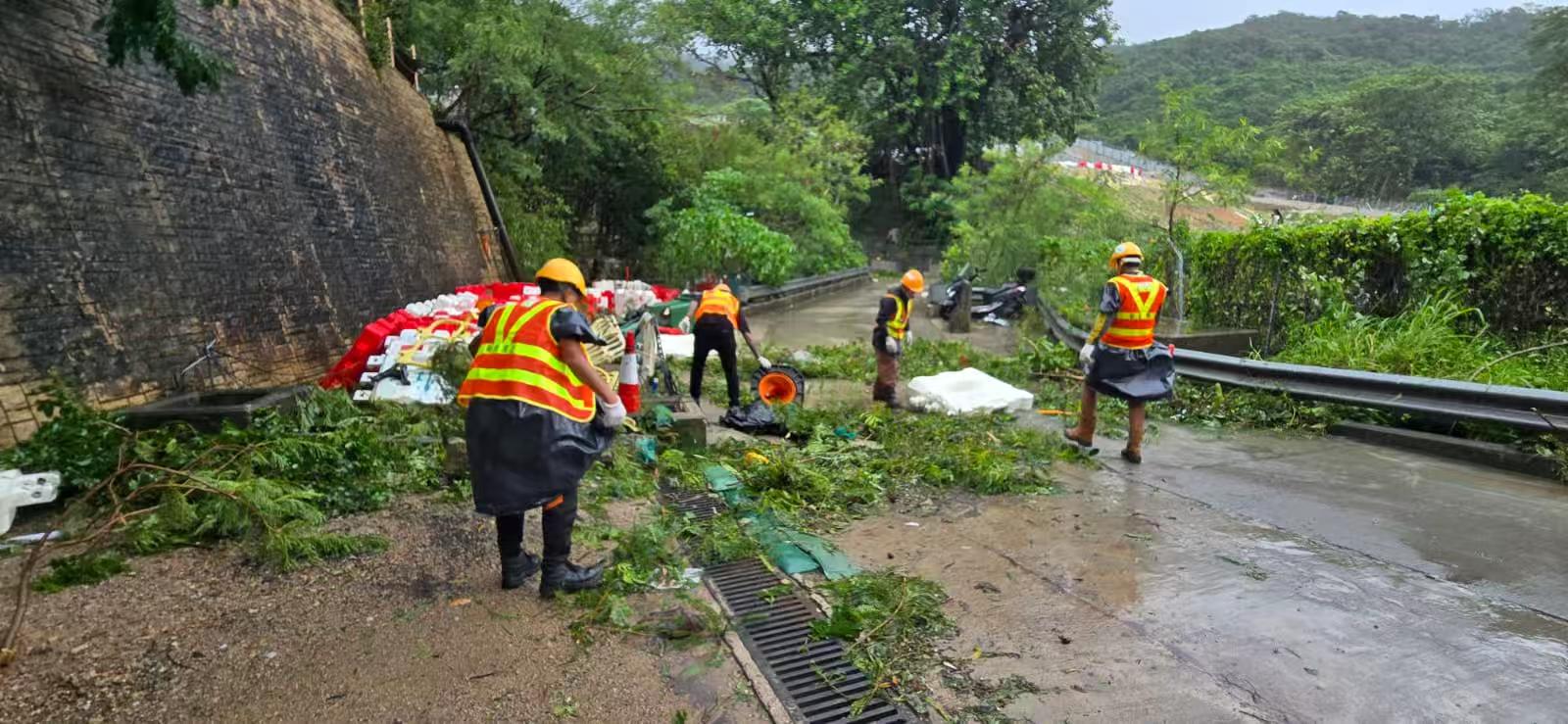 “樺加沙”中築起“安心牆”！中國港灣助力守護香港
